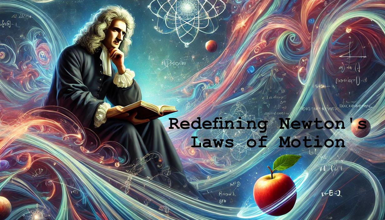 Illustration of Newton's Laws reimagined in RLFlow