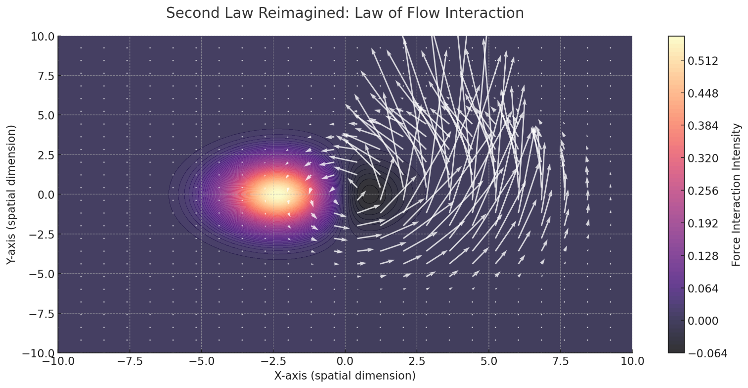 Visualization of flow interaction forces in RLFlow