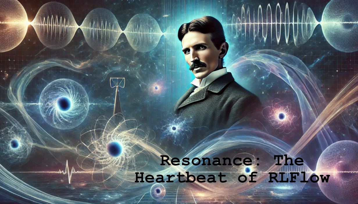 Illustration of resonance in the RLFlow model
