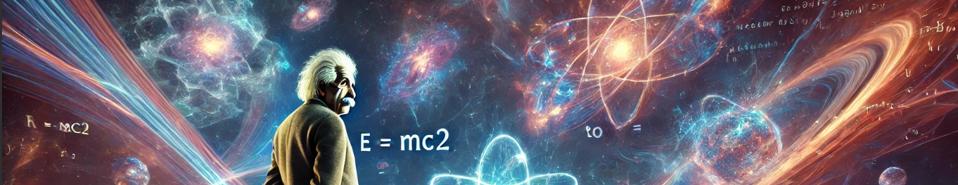 Illustration of Einstein’s E = mc² concept